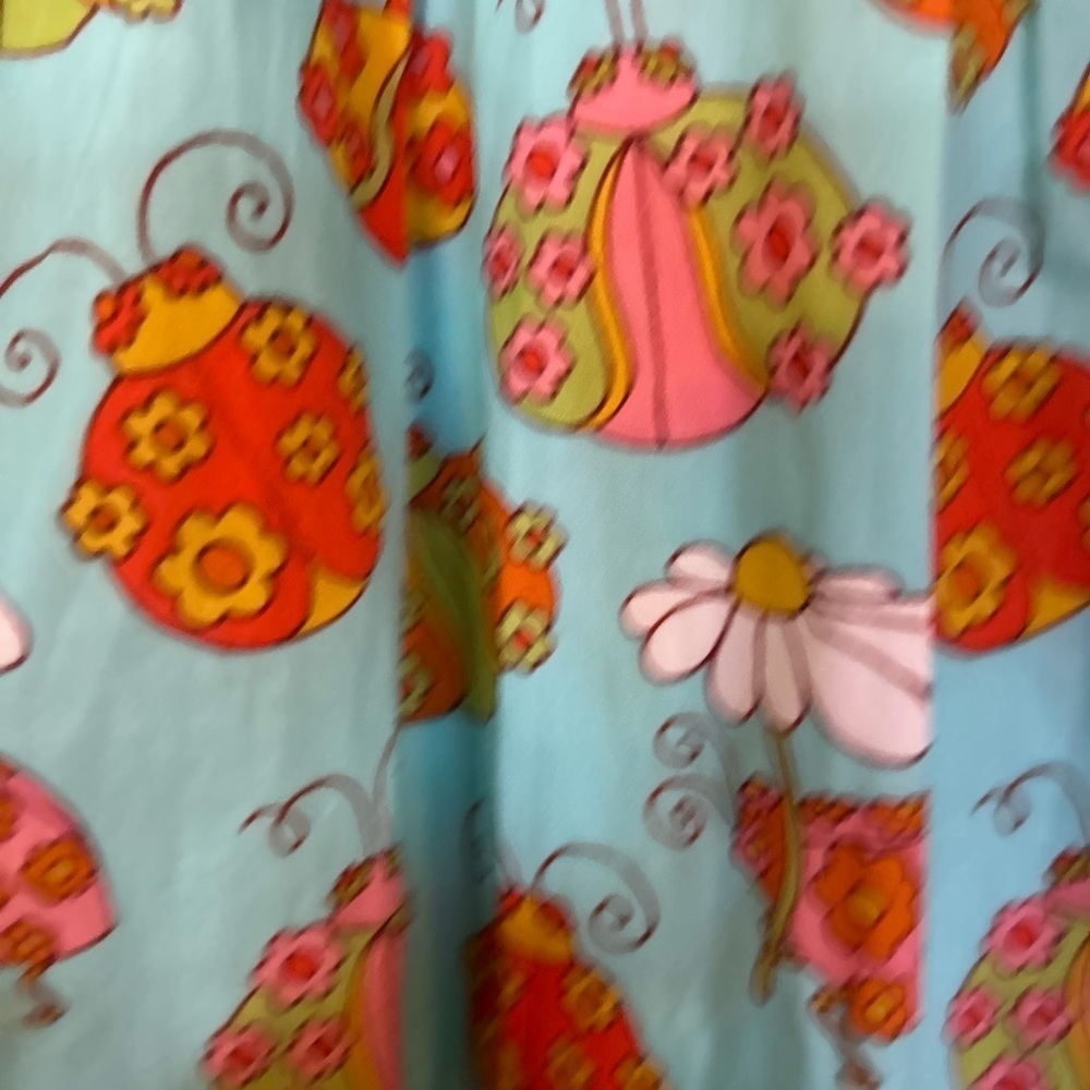 NWT ModCloth Novelty Ladybug and Daisy Print Swing Skirt Size 18 - Picture 8 of 12